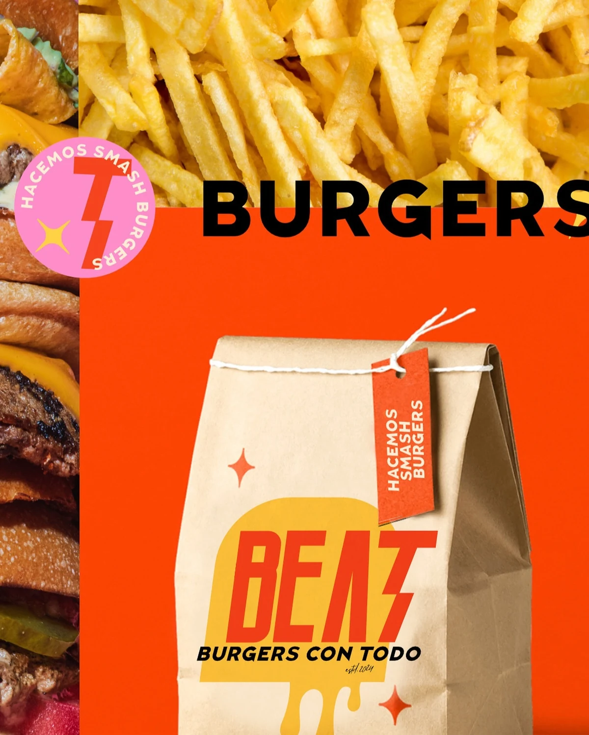 Beat Burgers — pieza 3 de 4 del carrusel editorial para Mercado del Barranco